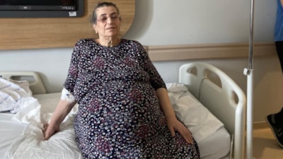 Yalova'da doktorları şaşırtan vaka: Yumurtalıklarından 23 kilo tümör çıktı