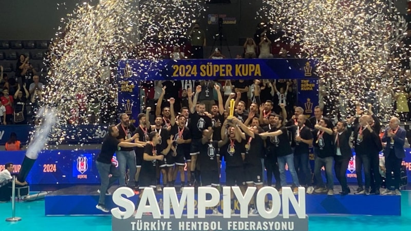 Hentbol Erkekler Süper Kupa şampiyonu Beşiktaş oldu