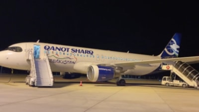 İstanbul'dan Özbekistan'a giden uçak, Amasya'ya zorunlu iniş yaptı