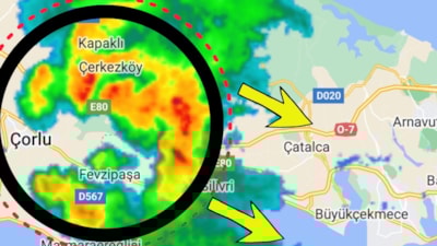 İstanbul radarında göründü! Silivri, Çatalca, Avcılar dikkat: Yaklaşıyor...