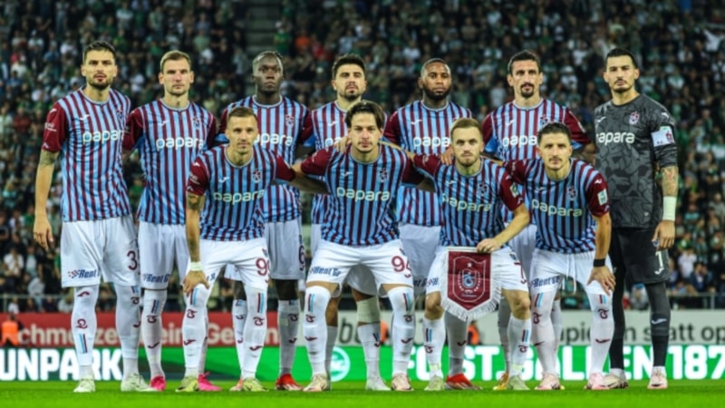 Trabzonspor - St. Gallen maçının muhtemel 11'leri