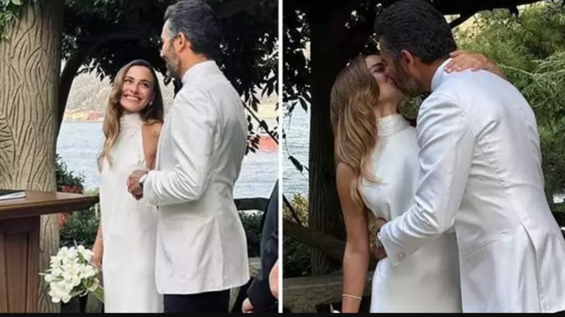 Ünlü yönetmen Sinan Çetin'in oğlu Rüzgar Çetin evlendi