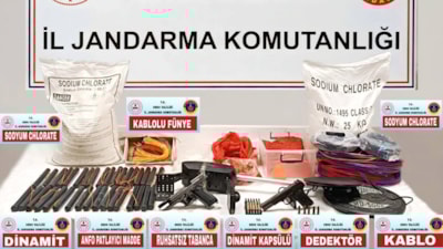 Ordu’da bir evde çok sayıda patlayıcı madde ele geçirildi