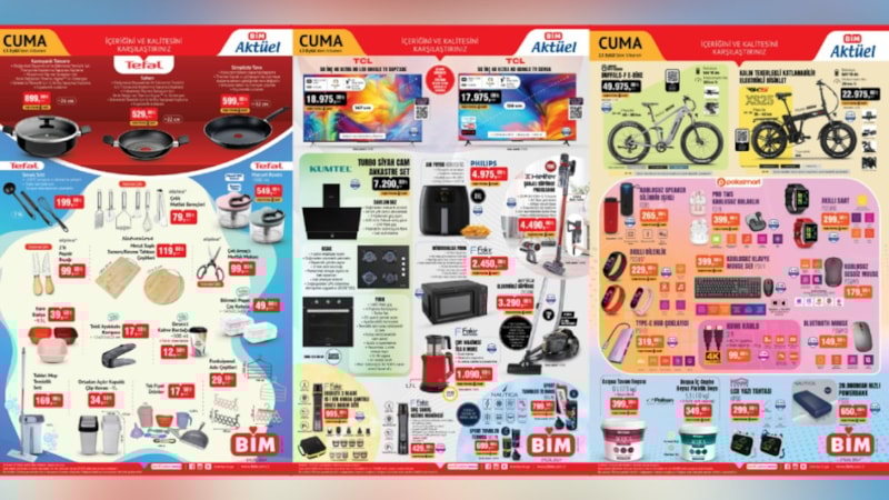 BİM ev hanımlarına bayram yaşatacak! Yemek Takımı 849.00 TL, Çelik Tencere 595.00 TL