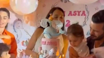 Gupse Özay ile Barış Arduç'un kızları 2 yaşına girdi! Doğum günü karelerine yorum yağdı