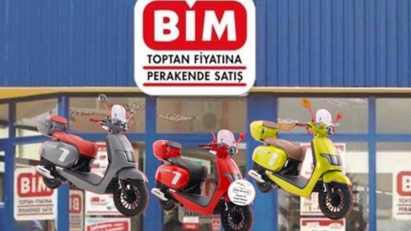 Aynı Vespa gibi! BİM'de uygun fiyatlı 125cc motosiklet: İşte fiyatı...