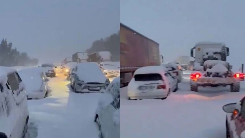 Güney Afrika’da yoğun kar yağışı hayatı felç etti