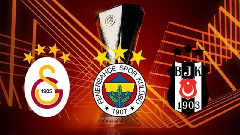 Avrupa Ligi'nde 3 maç TRT 1'de yayınlanacak! Galatasaray, Fenerbahçe ve Beşiktaş'ın maçı şifresiz kanalda mı?