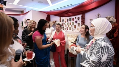 Emine Erdoğan, New York Türkevi'nde Türk çeyiz geleneğini tanıttı