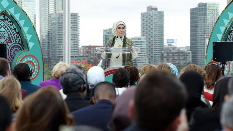 Emine Erdoğan, New York'ta Afrika yemek kültürü tanıtımı programında konuştu