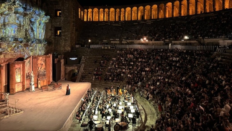Uluslararası Aspendos Opera ve Bale Festivali'ne ziyaretçi akını