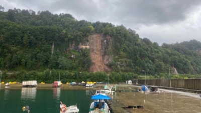 Artvin'de şiddetli yağışlar, heyelana neden oldu