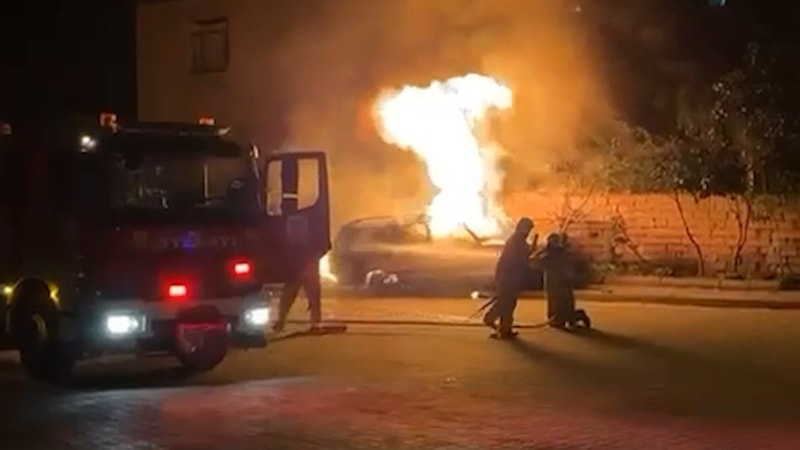 Kırıkkale'de aracın bagajındaki mutfak tüpü patladı! Sürücü ağır yaralandı