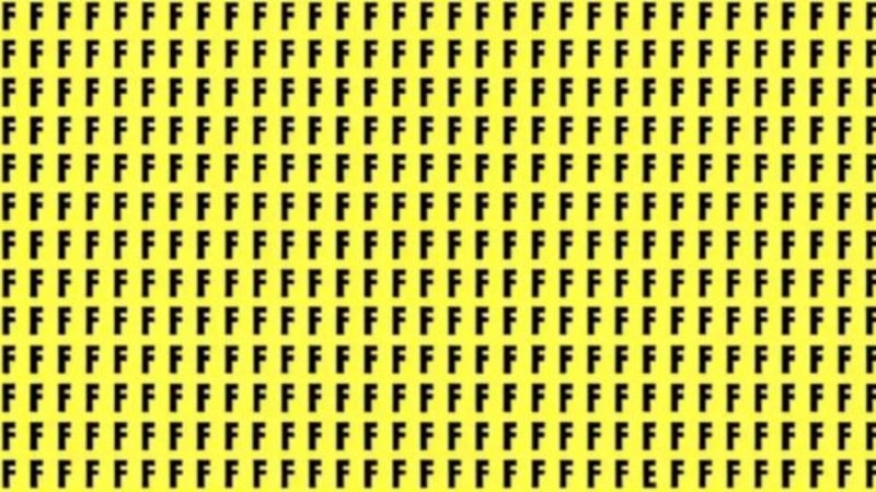 Resimdeki farklı harfi 5 saniyede bulanlar süper zeka sayılıyor! Süreniz başladı...