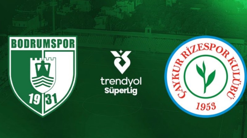 Bodrum FK - Çaykur Rizespor maçı ne zaman, saat kaçta ve hangi kanalda?