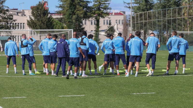 Trabzonspor, Göztepe maçının hazırlıklarına devam etti