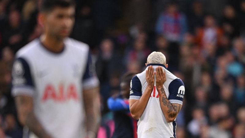 Tottenham'dan sürpriz kayıp! Crystal Palace'a kaybettiler