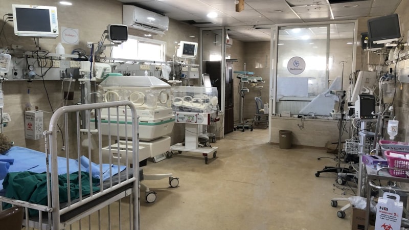 İsrail çekildi, Advan Hastanesi'ndeki yıkım ortaya çıktı