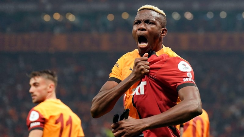 Victor Osimhen, 4. kez gol sevinci yaşadı