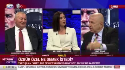 CHP'li milletvekili yayına bağlanmak istedi: Ümit Özdağ stüdyoyu terk etti