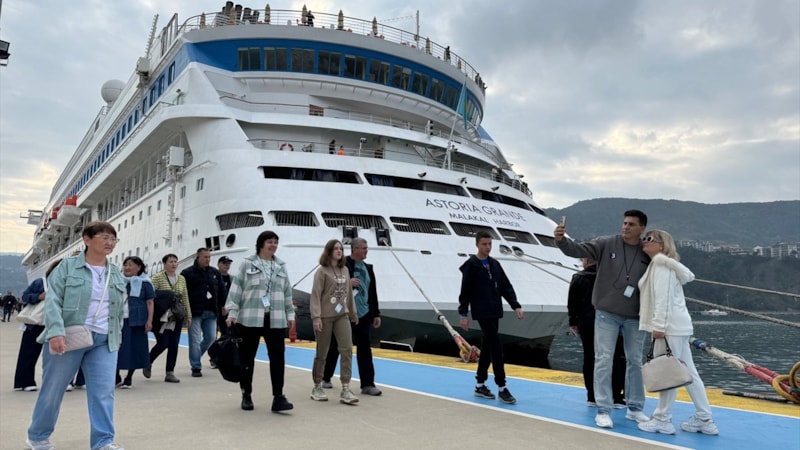 Amasra'ya Rus akını: Kruvaziyerle 2 yılda 69 bin 940 turist geldi
