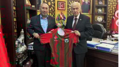 Diyarbakırspor'dan Devlet Bahçeli'ye ziyaret