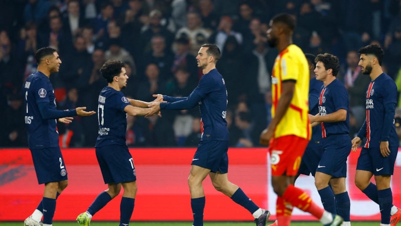 Paris Saint-Germain, Lens'e şans tanımadı