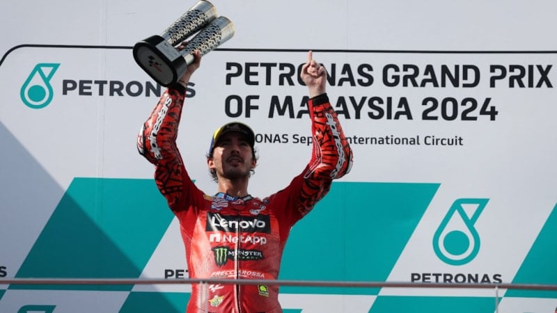 MotoGP Malezya Grand Prix'sinin galibi Francesco Bagnaia