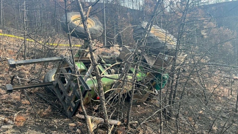 Bolu'da ormanı temizlerken devrilen traktörün sürücüsü öldü