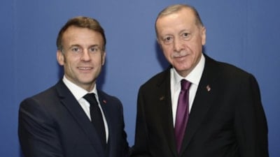 Cumhurbaşkanı Erdoğan, Fransa Cumhurbaşkanı Macron ile görüştü