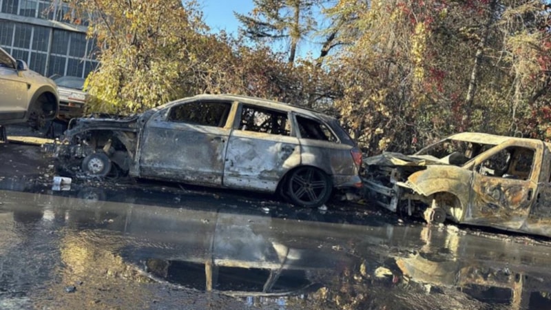 Ankara'da oto sanayide yangın: 9 araç küle döndü