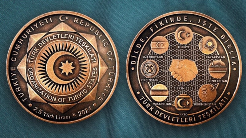 Türk Devletleri Teşkilatı'nın hatıra parası satışa sunuldu