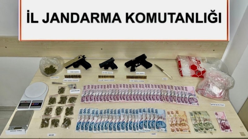 Muğla'da kiralık villaya uyuşturucu baskını