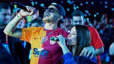 Mauro Icardi, Simge Sağın'ı takibe aldı