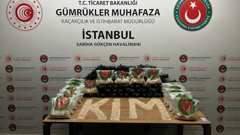 Sabiha Gökçen, Hamzabeyli ve Kapıköy'de 43 milyon liralık uyuşturucu ele geçirdi