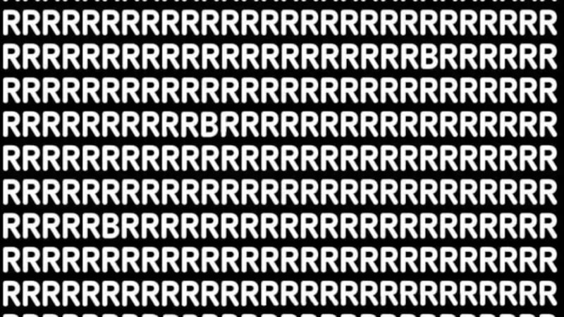 Görsel dikkat testi: Farklı harfi 5 saniyede bulanlar üstün zekalı kabul ediliyor