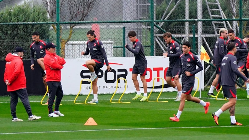 A Milli Takım, Galler maçının hazırlıklarına devam etti