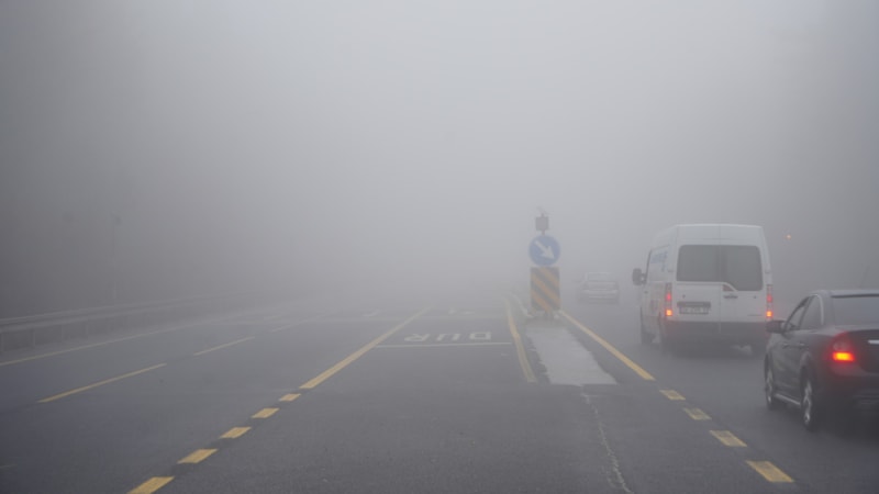 Bolu Dağı’nda göz gözü görmüyor: Görüş mesafesi 20 metre