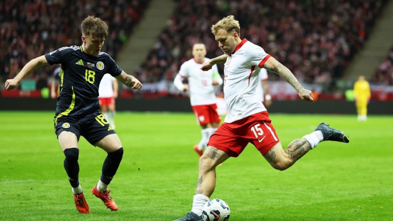 İskoçya'ya yenilen Polonya, B Ligi'ne düştü