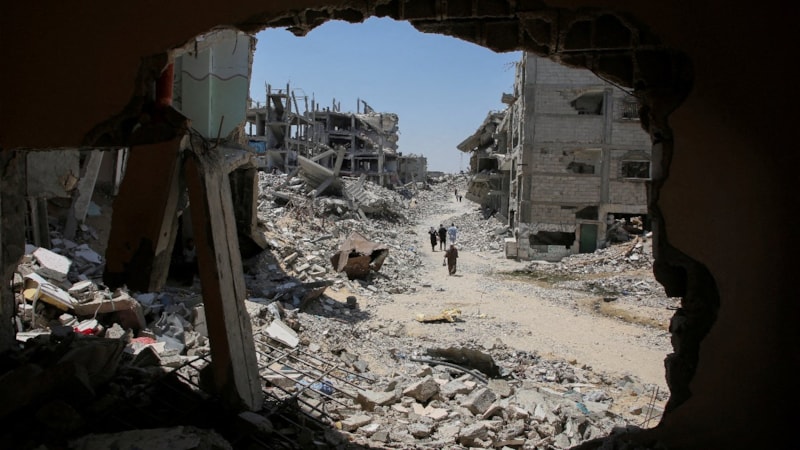 Gazze'de can kaybı 43 bin 985'e yükseldi