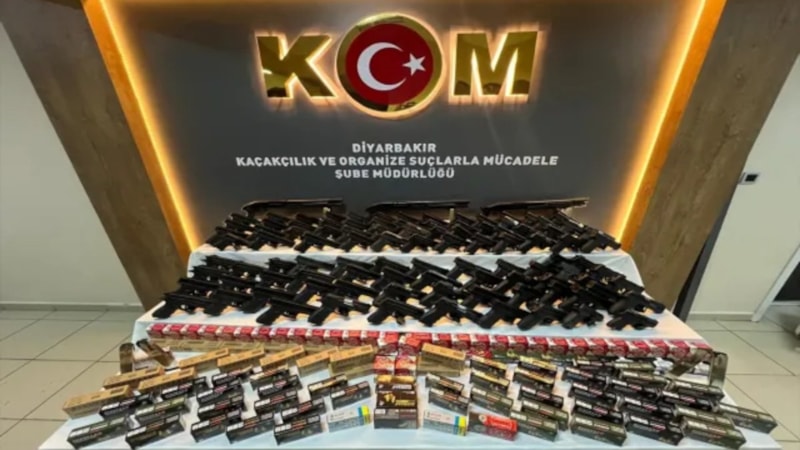 Diyarbakır'da kaçak silah operasyonu düzenlendi