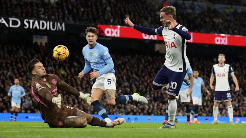Tottenham, Manchester City'e gol oldu yağdı