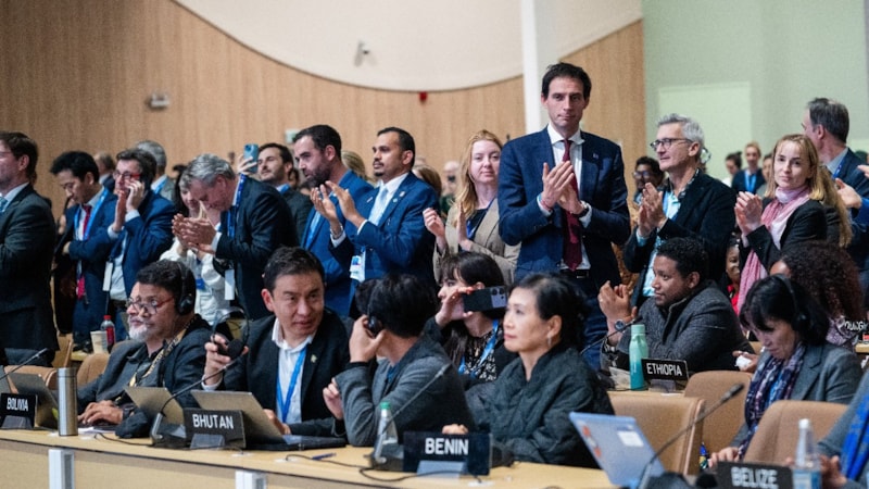 Gelişmekte olan ülkeler için yılda 300 milyar dolarlık finansman hedefi kabul edildi