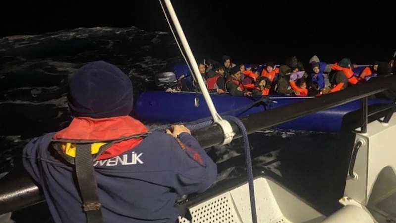 Çanakkale'de kaçak göçmenlere yönelik çalışma