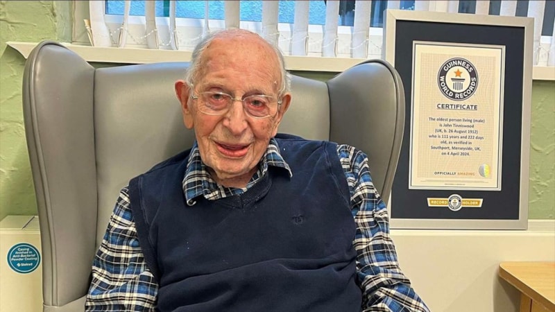 Dünyanın en yaşlı erkeği 112 yaşında öldü