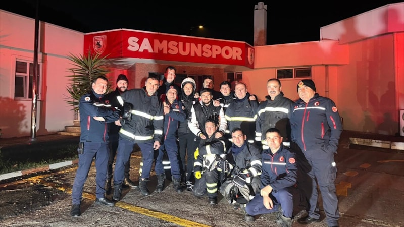 Samsunspor'un tesislerinde yangın çıktı