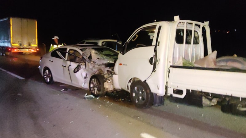 Bursa'da zincirleme kaza: Polis çift yaralandı