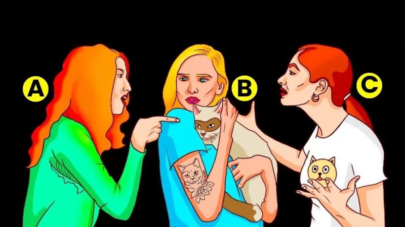 5 Saniyede Zeka Testi: Kedinin Gerçek Sahibi Kim?