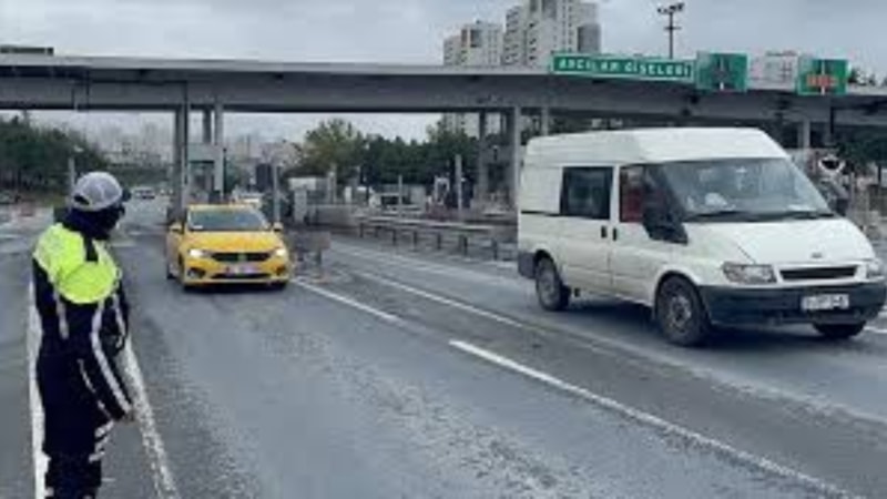 İstanbul'da ticari araçlara yönelik kış lastiği denetimi