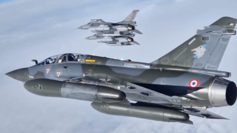 Türkiye NATO harekatında: 2 Türk F-16'sı katıldı